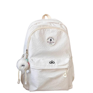 【官网正品】Alo kyop大容量背包女学生纯色书包轻便双肩包男时尚