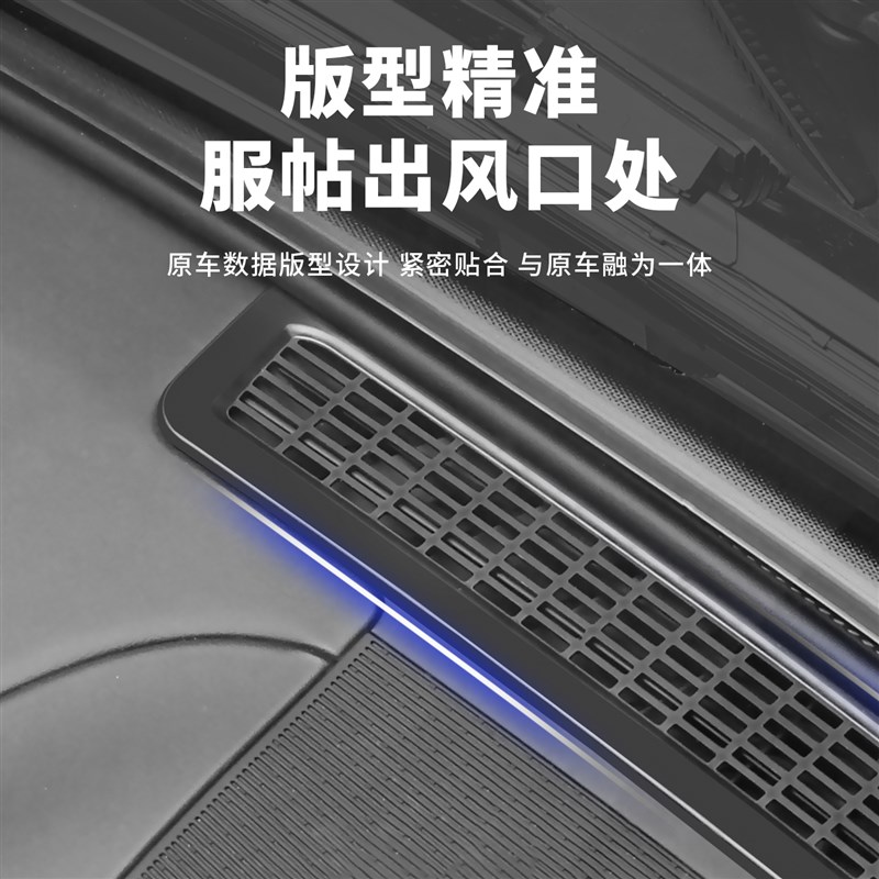 适用23-25款GLC260改装仪表台出风口防护罩GLC300L内饰车用品