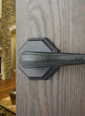 美式铜锁黑色执手锁室内卧室房门锁浴室锁卫生间门锁通道锁LP 938