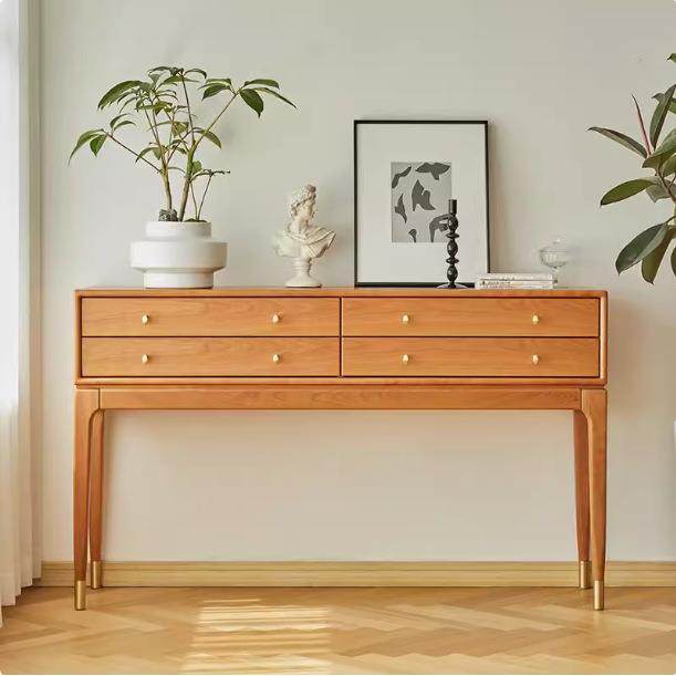 北欧玄关台玄关柜黑胡桃玄关桌实木供桌家用条案樱桃木靠墙窄桌子,鲜花速递/花卉仿真/绿植园艺,割草机/草坪机,淘宝优惠券,粉丝福利购,淘宝优惠卷