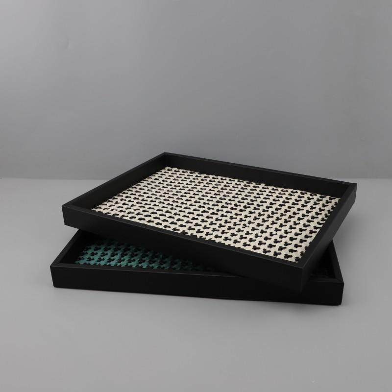现代简约高端皮革手工编织线条方形托盘客厅玄关电视柜家居装饰品,金属材料及制品,金属加工件/五金加工件,淘宝优惠券,粉丝福利购,淘宝优惠卷