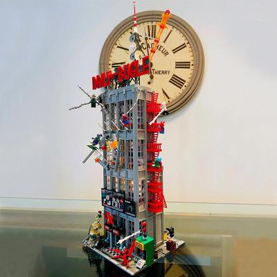 76178蜘蛛侠号角日报社大楼成人巨大型高难度拼装积木男孩玩具