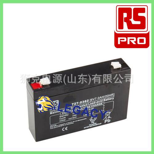 RSPRO蓄电池727-03856V3.2AH/20HR、198-403712V7.8AH-35w电瓶