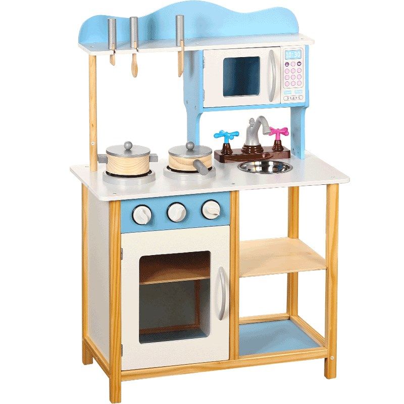 木质仿真过家家厨房玩具切切乐套装 木制做饭玩具2-3-6岁女孩礼物