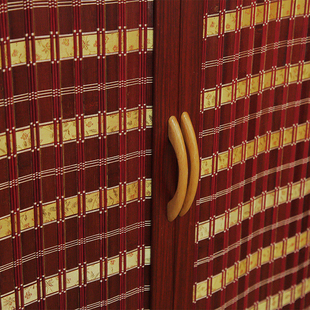 竹帘子推拉门帘空调隔断屏风折叠拉帘厨房客厅商铺滑道式悬挂吊帘