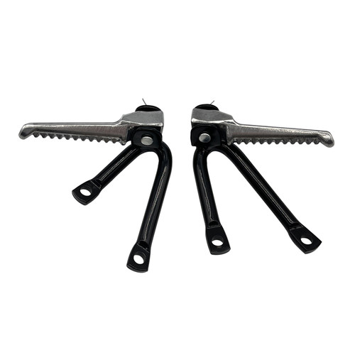 CQR2b50越野摩托车配件 铝合金后脚蹬 脚踏板 加强载人脚蹬