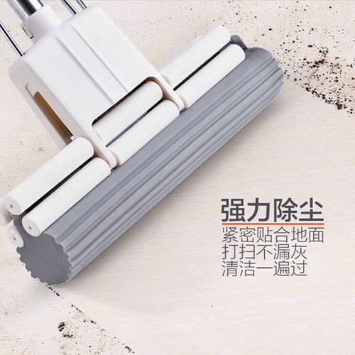 包邮大卫海绵拖把M1M9滚轮式家用胶棉布吸水免手洗一拖净干湿两用