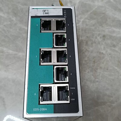询价MOXA摩莎交换机EDS-208A，，正品，成色可维修