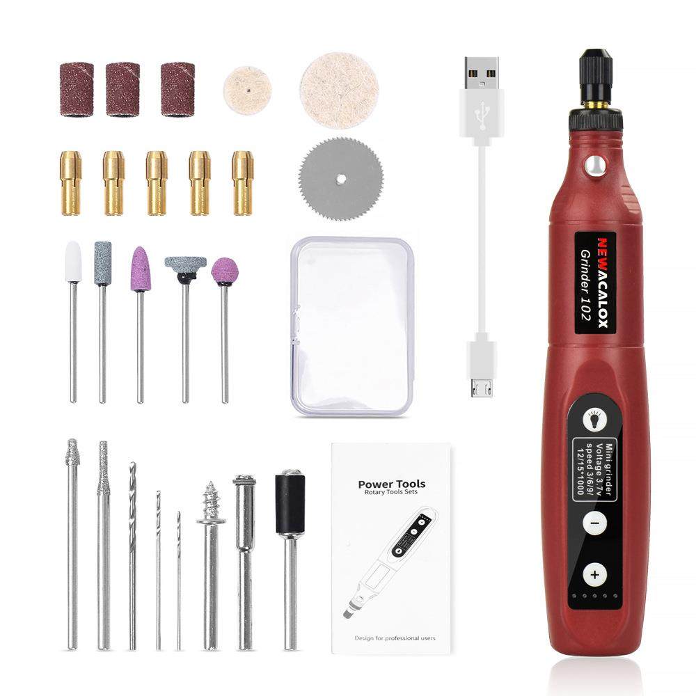 5档带灯抛光机迷你电磨USB充电电钻实用工具套件多功能磨具,清洗/食品/商业设备,风口/风叶/风机配件,淘宝优惠券,粉丝福利购,淘宝优惠卷