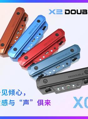 DOUBLE吉他拾音器德博X0民谣木吉他打板舞台演出免开孔