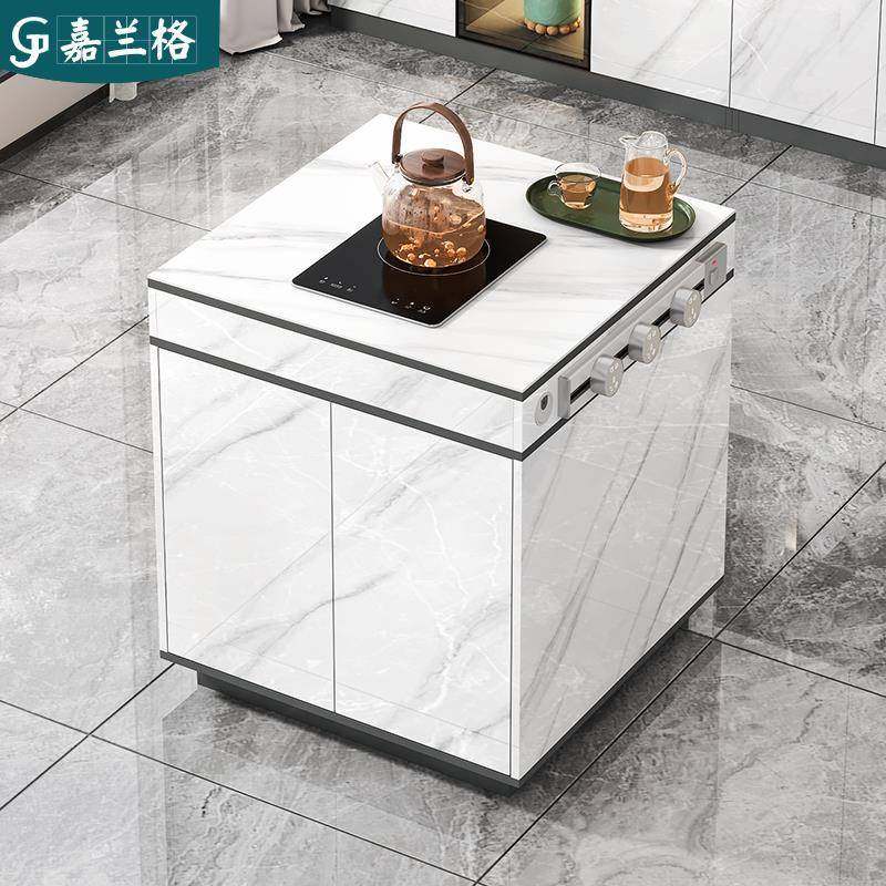 my轻奢岩板中岛台餐桌一体厨房餐厅小窄岛台单独茶桌料理台柜子9E,特色手工艺,其他特色工艺品,淘宝优惠券,粉丝福利购,淘宝优惠卷