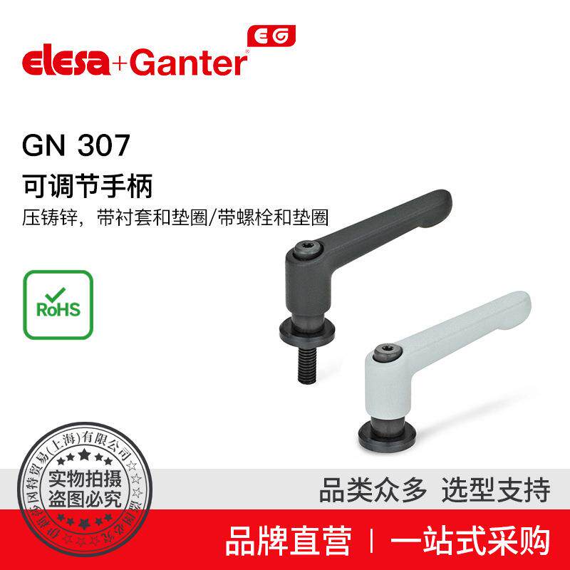 ElesaGanter伊莉莎冈特GN307可调节手柄带衬套和垫圈