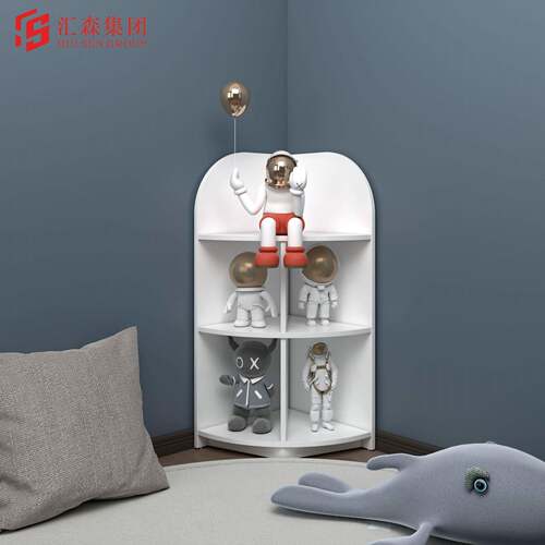儿童三角柜客厅靠墙转角柜墙角柜小户型家用实木转角置物架收纳