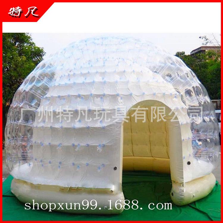 工厂直销帐篷,圆形双层帐篷野外露营,户外透明帐篷展览帐篷