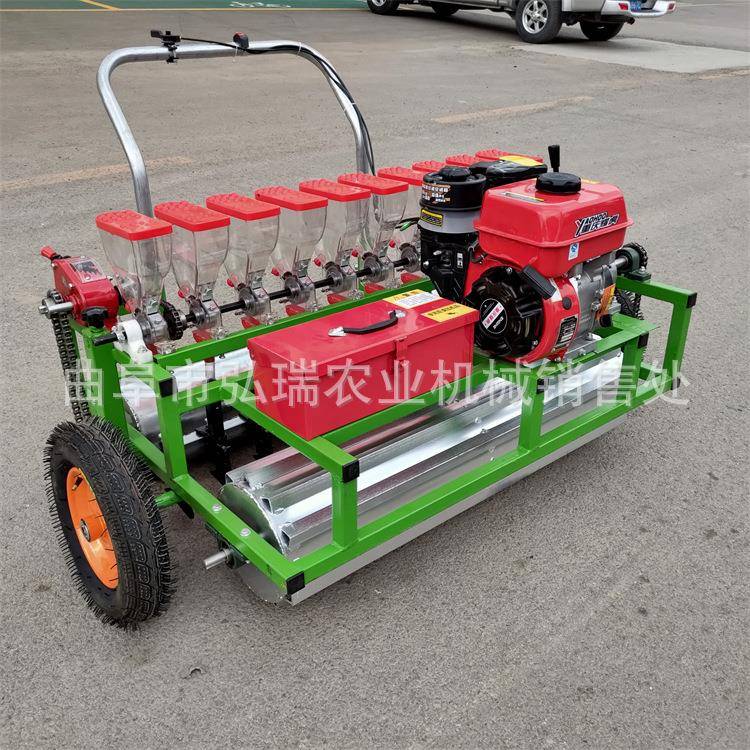 蔬菜中药材精播机一机多用稳定性好手推式精播机谷子播种机