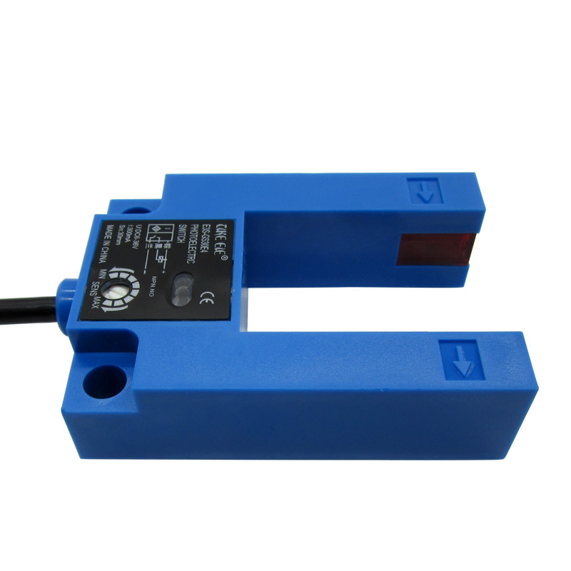 U槽型光电开关 电眼三线NPN常开E3S-GS30E4 常闭E3S-GS30E2传感器