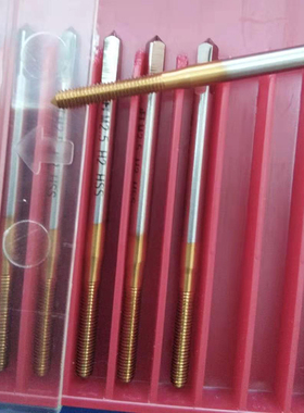 国产挤牙挤压丝锥黄色镀钛机用丝攻M2/M2.5/M3/M3.5/M4/M5/M6/M8