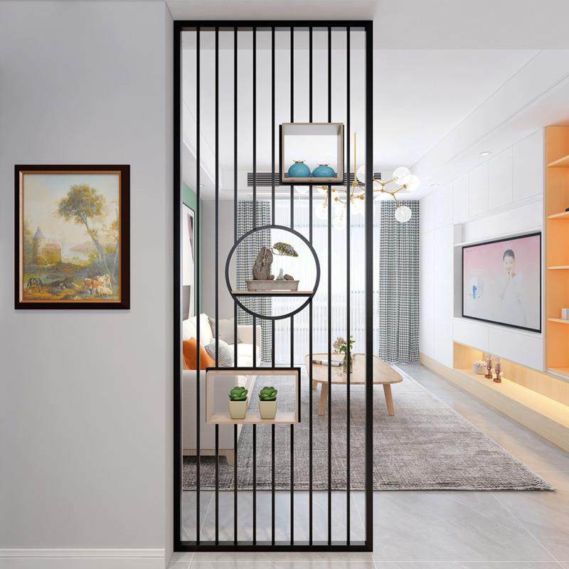 屏风遮挡入户玄关铁艺置物架客餐厅小户型不锈钢隔断简约现代风,自行车/骑行装备/零配件,更多零件/配件,淘宝优惠券,粉丝福利购,淘宝优惠卷