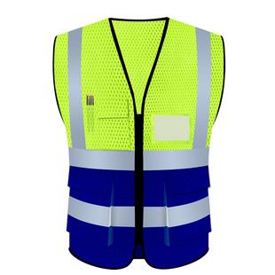 反光背心印字中建透气网布马甲夏加大反光衣拼色中国建筑安全定制