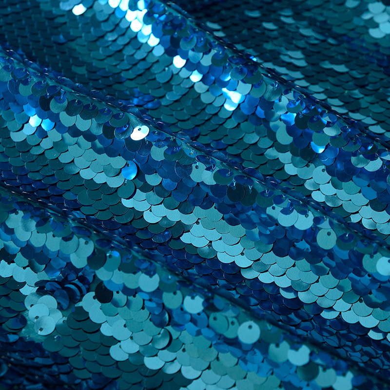 加密9mm亮片布料 美人鱼金片鱼鳞吊片珠片闪片亮片包晚礼服面料