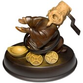 新款 财神座石头奇石底座摆件托架树脂摆放托盘通用仿实木艺术创意