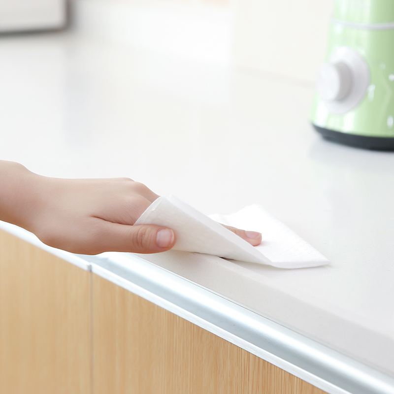 一次性免洗家务抹布厨房不沾油洗碗巾吸水清洁洗碗布百洁布50张入