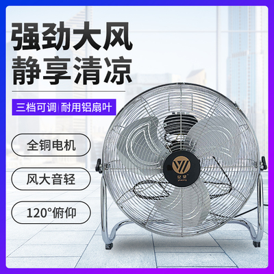 工业风扇强力 落地家用电扇大功率工厂商用台式趴地扇坐地电风扇