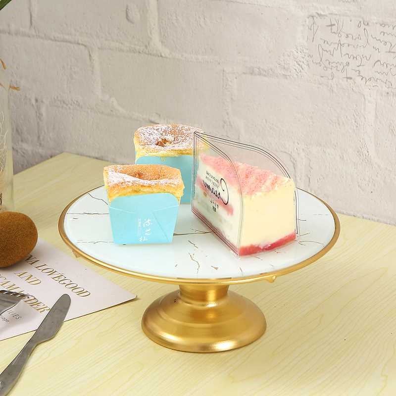 欧式蛋糕托盘摆件装饰道具甜品台展示架H小摆台糕点盘子点心盘架