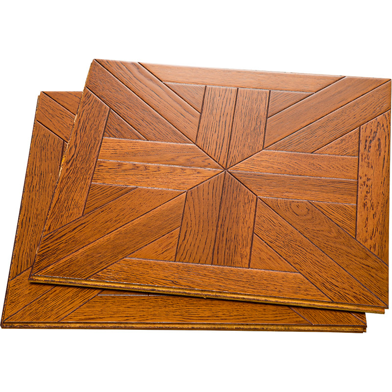 橡木拼花地板实木多层复合新三层实木地热地暖客厅卧室E0过道吊顶