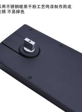 黑色地弹簧H-220B木门铝合金B有框门无框玻璃门地簧通用型地弹璜