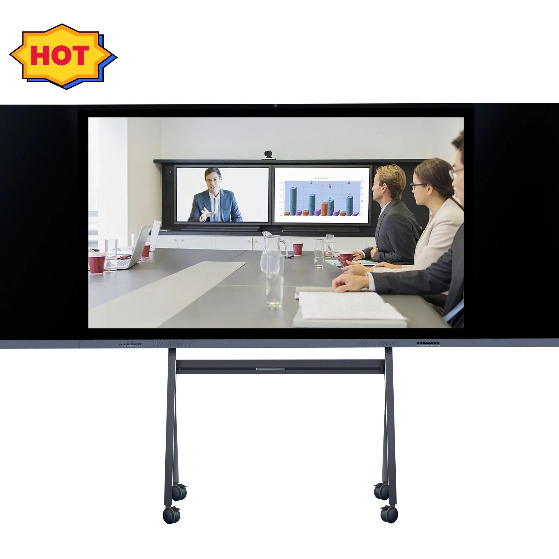 86英寸纳米黑板4K3840*2160超高清发光二极管液晶触摸屏显示