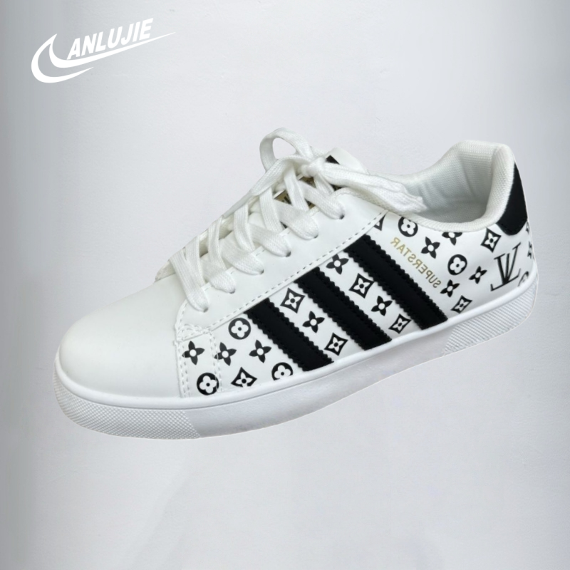 ANLIJIE 三条杠男士百搭校园潮流减震休闲运动鞋低帮防滑板