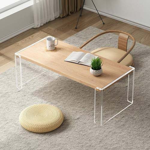 飘窗小桌子炕几新中式亚克力阳台矮桌子炕桌坐地榻榻米桌子茶桌