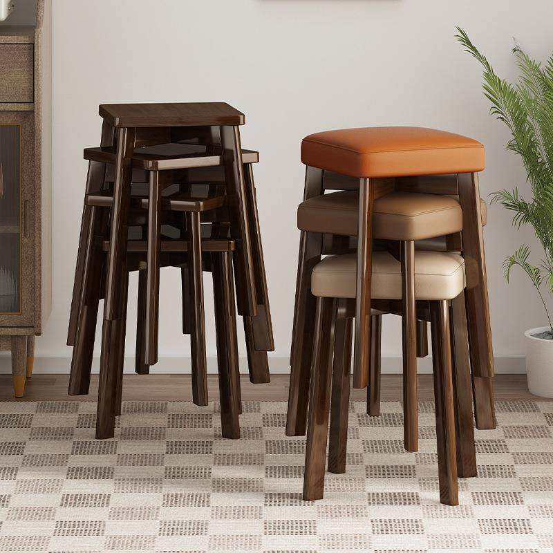 新中式实木餐椅软包凳子家用小板凳可叠放吧台椅网红圆凳软包矮凳,农机/农具/农膜,其它农用工具,淘宝优惠券,粉丝福利购,淘宝优惠卷