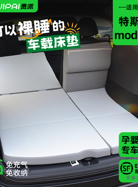 适用特斯拉model3床垫毛豆3焕新版后排免收纳露营车载后备箱睡觉