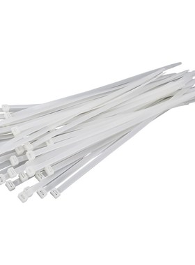 白色国标10*760mmn 宽8.8mm 100条扎带尼龙 勒死狗 大号 76厘米长