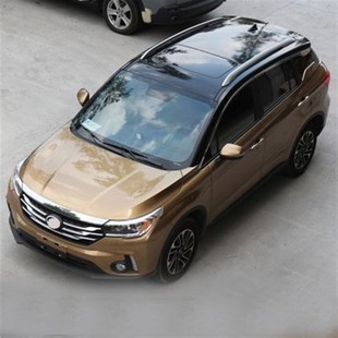 新传祺GS4GA3GA6 熏黑尾灯仿全景天窗 GA4GS5车顶膜亮黑顶专用改装