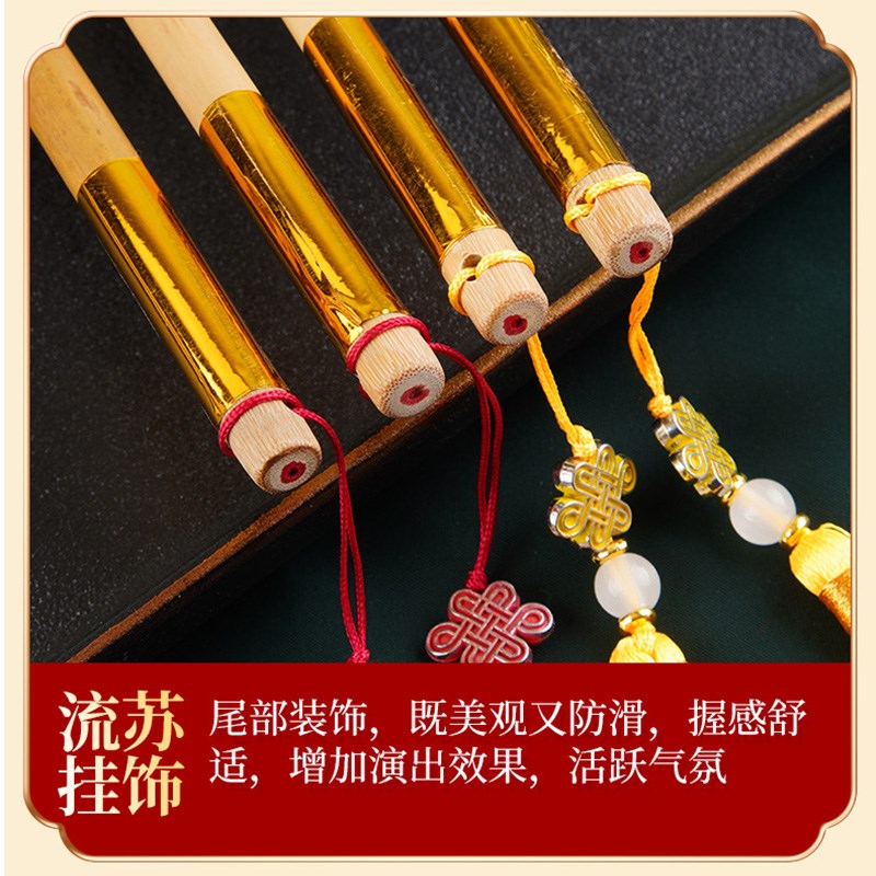 胶头堂鼓鼓棒实心竹木堂鼓锤橡胶鼓槌一对打鼓演X奏级敲小鼓棒