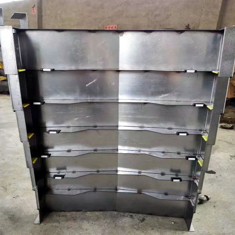 钢板防护罩导轨钢板防护罩加工中心850E钢板防护罩X镗铣床防护罩