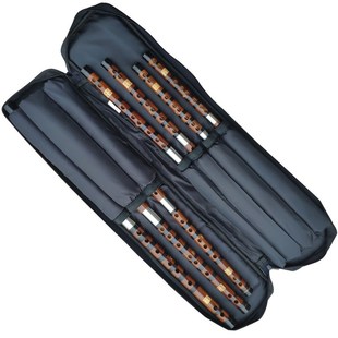 套装 七支横笛子苦竹乐器音准高音易吹CDEFG小A降B调演奏送10笛膜