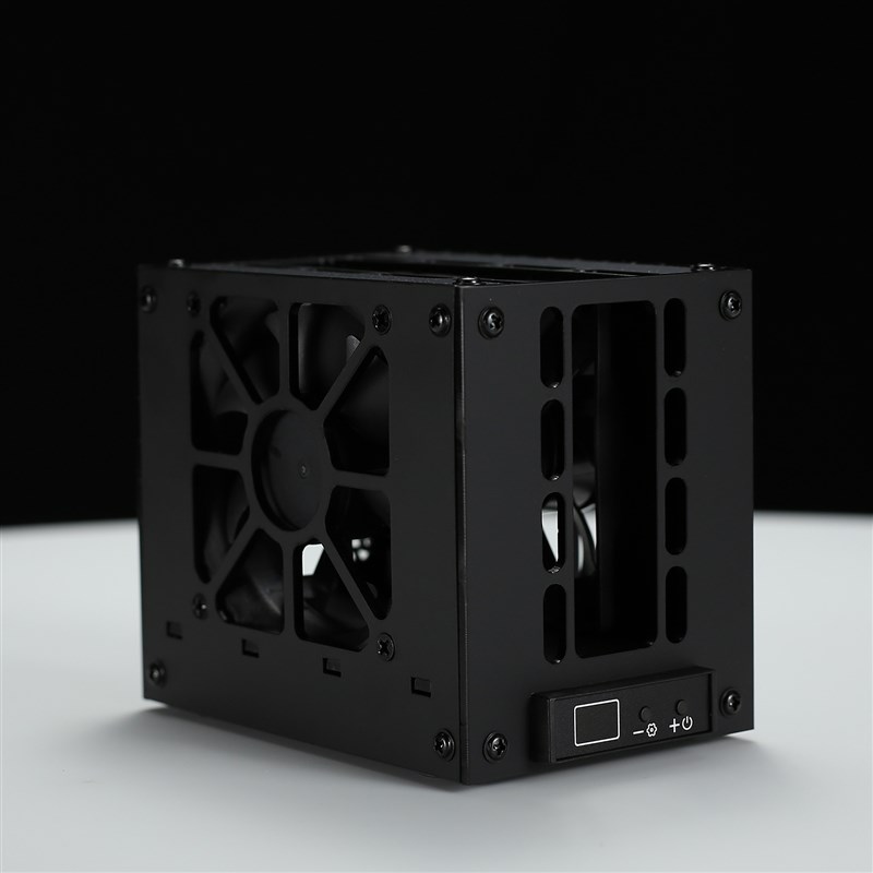 R86S非光口h路由散热器双风扇软温控散热外壳底座主机工控机国伟