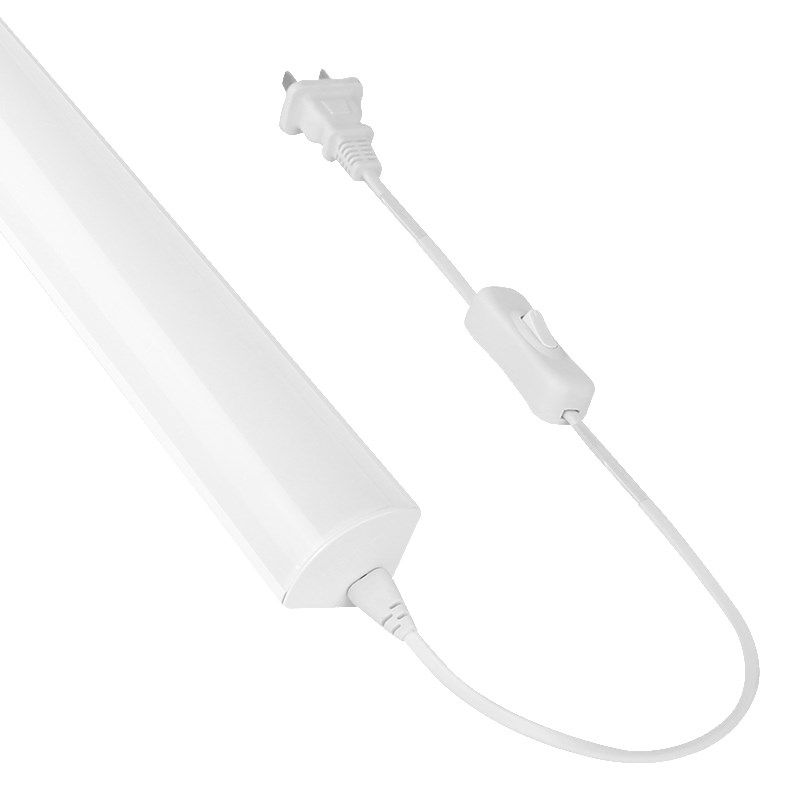 90度墙角三色灯卧室明装直插式开关长条led超亮客厅壁挂式日光管