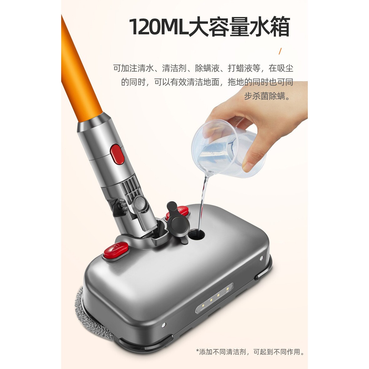 适用戴森Dyson V6V7V8V10V11 吸尘器配件 电动地刷  拖把头