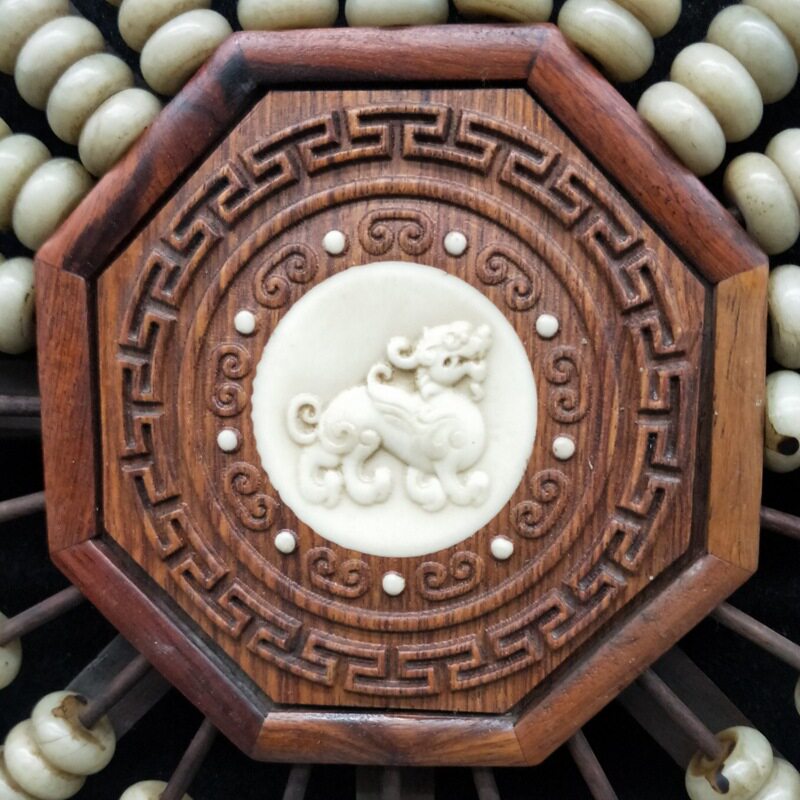 回流古玩古董收藏品黄杨木老物件花梨木回流做旧白玉算盘包浆