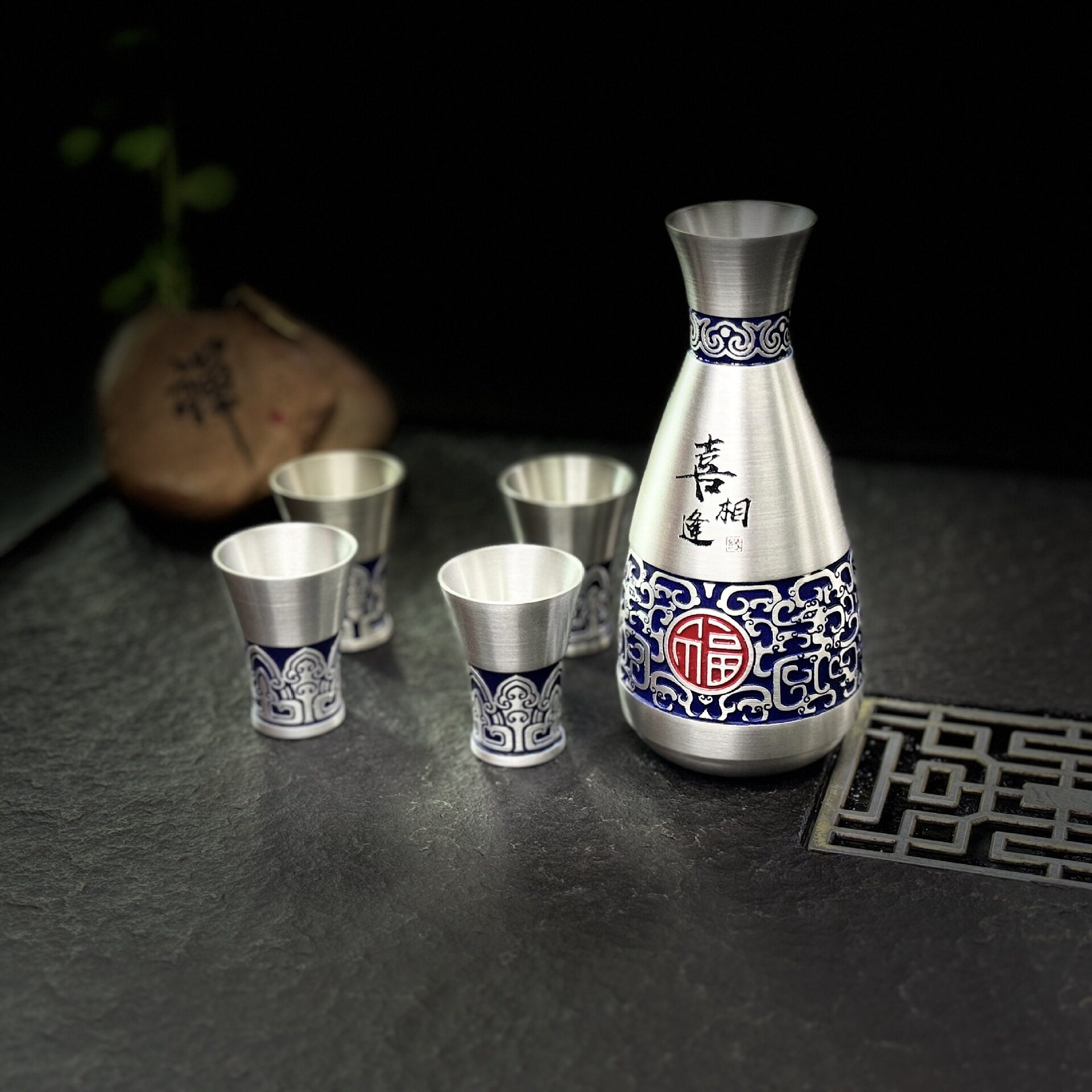 纯锡茶具酒具分酒器套装工艺礼品