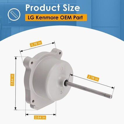 EAU65058313冰箱蒸发器风扇电机适用于LGKenmore冰箱风机12v静音