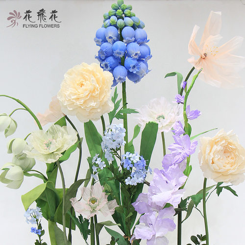 纸艺花装饰套餐特惠现货折扣商场DP店铺美陈植物婚礼背景风铃花园