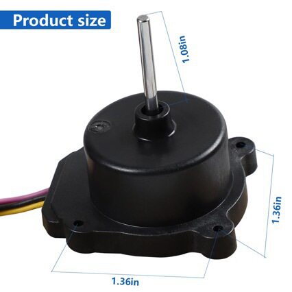 EAU64843805冷凝器风扇电机组件适用LG冰箱蒸发器风机电机 12V