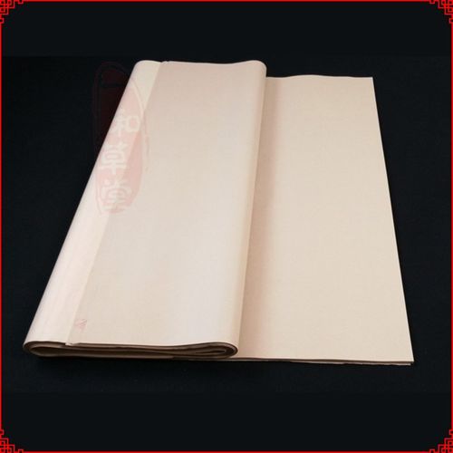 安徽4尺6尺对开整张尺8屏仿古色宣洒金书法国画创作品手工生宣纸