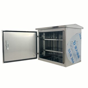 室外防雨304不锈钢配电箱60 45户外防水网络机柜交换功放监控